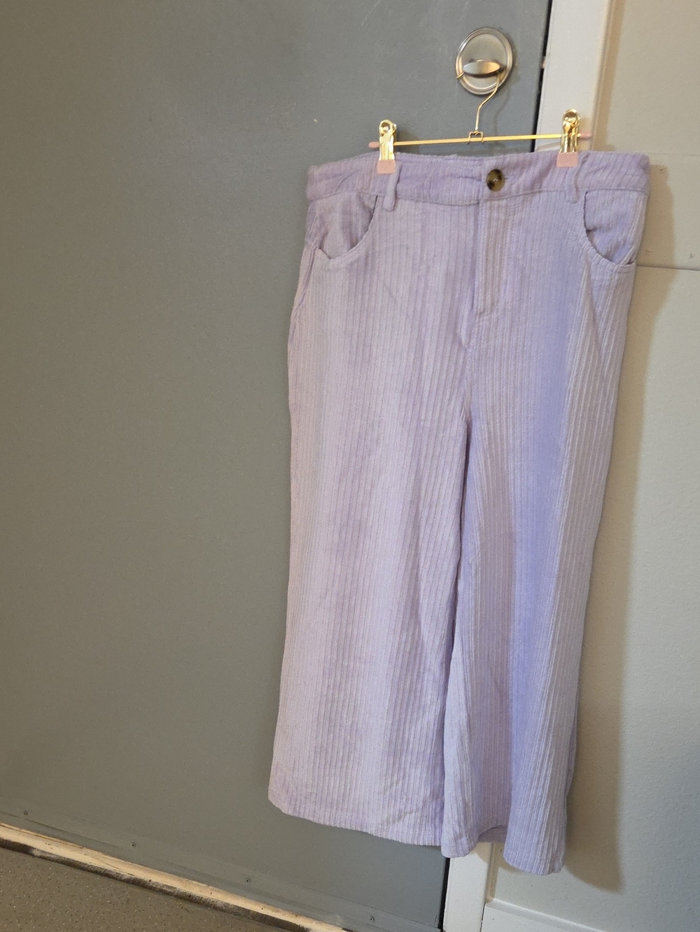 Cotton-linen blend wide-leg lounge pants, Double Zero Lovely Lounge